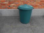 Twee nieuwe groene vuilnisbakken van elk 70 liter met deksel, Ophalen, Nieuw