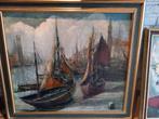 Grande et magnifique marine d'Emile Mortier. Huile sur toile, Antiquités & Art, Art | Peinture | Classique, Enlèvement