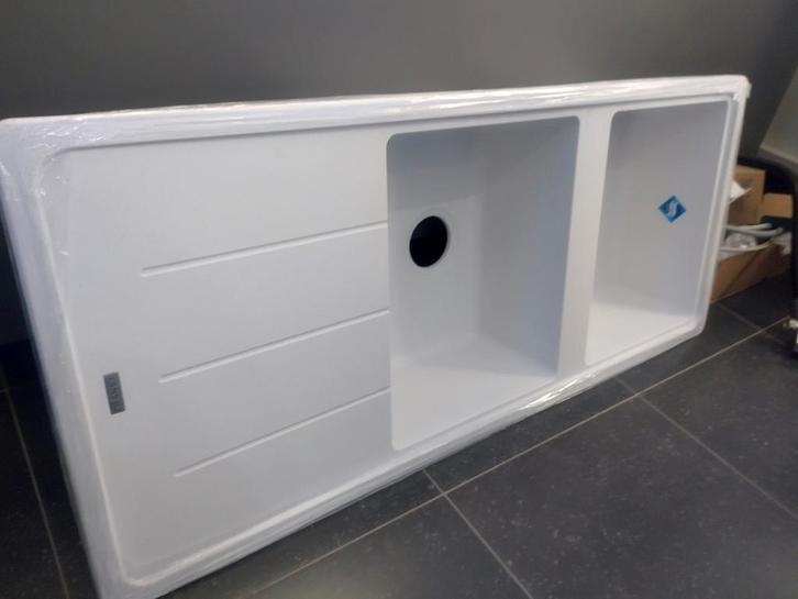 Franke inbouwspoeltafel 2 bakken 1160x500mm NIEUW, Doe-het-zelf en Bouw, Sanitair, Nieuw, Ophalen