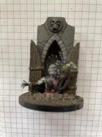 Décor de petite crypte avec zombie peint, Gebruikt, Figuurtje(s), Warhammer, Ophalen of Verzenden