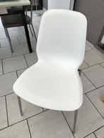Witte Ikea stoel, Métal, Enlèvement, Utilisé, Blanc