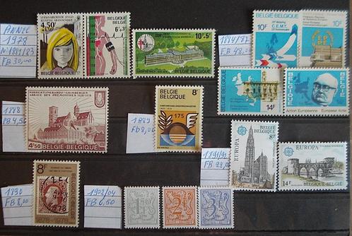 BELGIË **/min, Postzegels en Munten, Postzegels | Europa | België, Postfris, Orginele gom, Overig, Zonder envelop, Postfris, Verzenden
