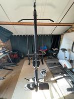 Set: bankstangen, halters, gewichten, krachttraining, Sport en Fitness, Ophalen, Gebruikt