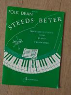 Leerboek piano folk Dean steeds beter 2, Musique & Instruments, Leçon ou Cours, Comme neuf, Piano, Enlèvement