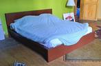 2-persoonsbed, Huis en Inrichting, Slaapkamer | Bedden, Ophalen, Bruin, 210 cm, Tweepersoons