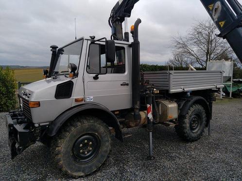 Mercedes-Benz UNIMOG 1450 (bj 2000), Auto's, Vrachtwagens, Bedrijf, Te koop, 4x4, Mercedes-Benz, Diesel, Handgeschakeld, Overige kleuren