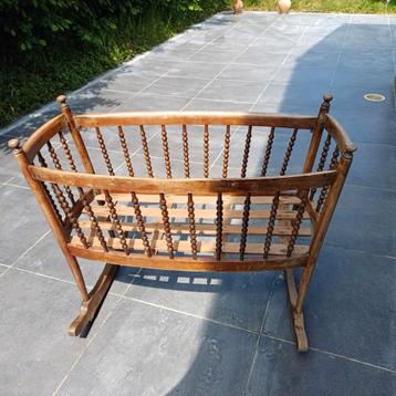 Kinderwagen houten wieg, Kinderen en Baby's, Babywiegjes en Ledikanten, Ophalen, Zo goed als nieuw, Wieg