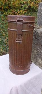 Boîtier de masque à gaz Allemand ww2, Verzenden, Landmacht, Overige typen