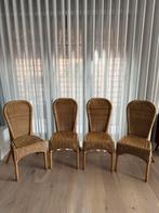 Set rotan eetkamerstoelen – Mid-Century Modern (jaren ’50-’, Antiek en Kunst, Ophalen