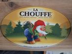 La Chouffe ijzeren reclame plaat, Verzamelen, Biermerken, Ophalen, Gebruikt, Reclamebord, Plaat of Schild, Overige merken
