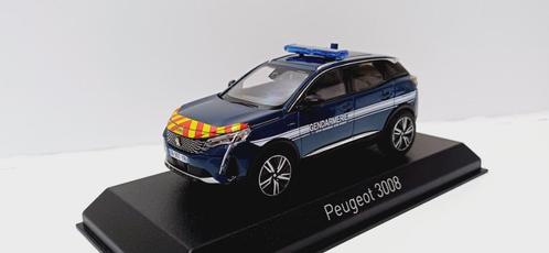 Peugeot 3008 1/43 gendarmerie, Hobby & Loisirs créatifs, Voitures miniatures | 1:43, Neuf, Norev, Enlèvement ou Envoi