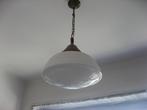 Ancienne lampe plafonnier Art nouveau en opaline, Ophalen
