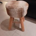 Nepbonten krukje 40 cm, Huis en Inrichting, Ophalen, Zo goed als nieuw, Hout