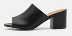 Mules à talons noires BIANCO 41, Verzenden, Zwart, Nieuw, Sandalen of Muiltjes