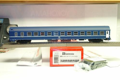 RIVAROSSI 3603 SNCB NMBS MU COUCHETTES HO CC/DC, Hobby en Vrije tijd, Modeltreinen | H0, Zo goed als nieuw, Wagon, Gelijkstroom of Wisselstroom