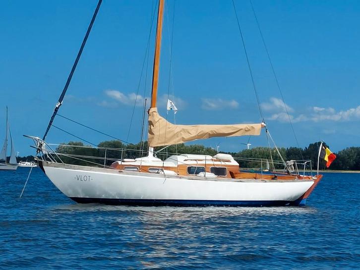 Klassiek zeiljacht 28ft trintella 1, Watersport en Boten, Kajuitzeilboten en Zeiljachten, Gebruikt, Tourjacht of Cruiser, Polyester