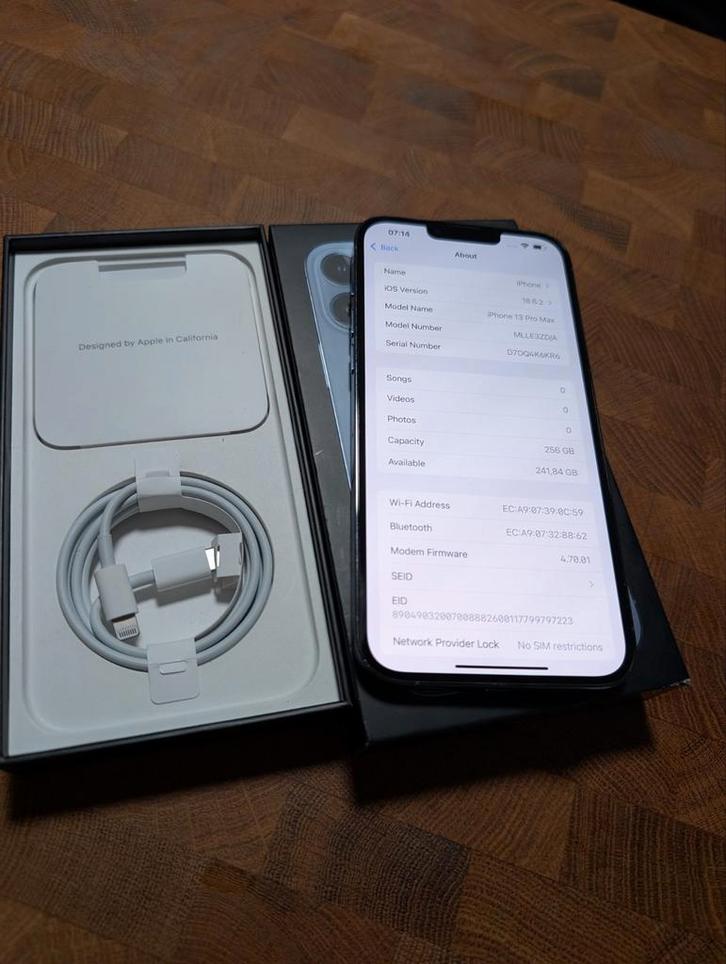 Apple iPhone 13 Pro max 256gb, Telecommunicatie, Mobiele telefoons | Apple iPhone, Zo goed als nieuw, 256 GB, Zonder abonnement