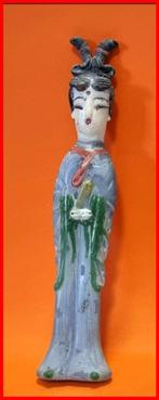 Peking glas, glass pasta Chinese Dame., Antiek en Kunst, Curiosa en Brocante, Ophalen of Verzenden