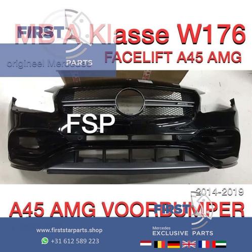 W176 Facelift A45 AMG Voorbumper compleet Mercedes A Klasse, Autos : Pièces & Accessoires, Carrosserie & Tôlerie, Pare-chocs, Mercedes-Benz