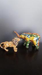 2 Barcino mozaiek Gaudi beeldjes, Antiek en Kunst, Ophalen of Verzenden