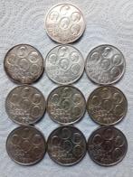 Belgisch lot van 10 munten van 500 fr., Postzegels en Munten, Munten | België, Ophalen