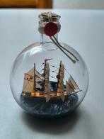 Schip in fles, drijft, wensboot, Verzamelen, Ophalen of Verzenden, Zeilboot
