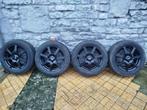 jantes en ALU noir 5 trous., Ophalen, Gebruikt, Velg(en), 16 inch