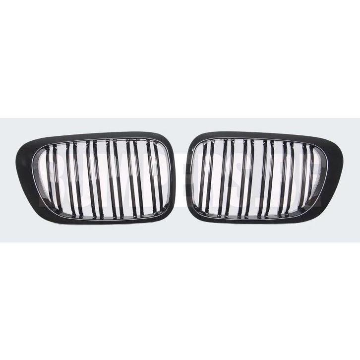 Grill Hoogglans Zwart Niergrill Dubbele Brug BMW 3 Serie Cou, Auto-onderdelen, Overige Auto-onderdelen, Gebruikt, 6 maanden garantie