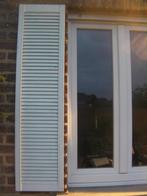 2 houten decoratieve luiken met hangogen H 1.52,5M, B 38,5cm, Ophalen, Minder dan 50 cm, Gebruikt, 75 cm of meer