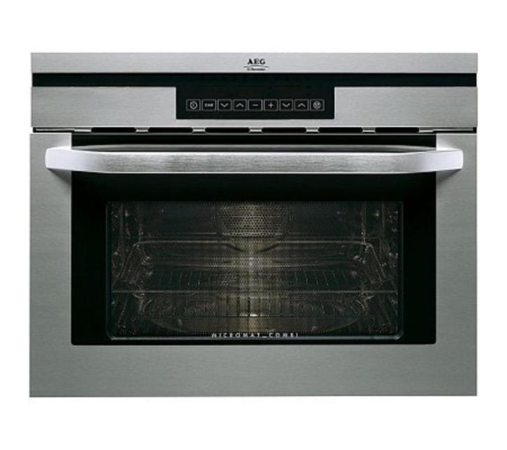Combi magnetronoven inbouw AEG - type MCC3880E, Elektronische apparatuur, Microgolfovens, Gebruikt, Inbouw, Combi-microgolfoven