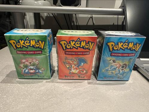 Sealed deck boxes uit 1999 setje big 3, Hobby & Loisirs créatifs, Jeux de cartes à collectionner | Pokémon, Comme neuf, Pochettes ou Étuis à cartes