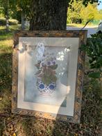 Tableau vase de fleur bleu, Enlèvement ou Envoi