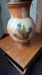 grote vintage bloemenvaas, Tuin en Terras, Ophalen, Gebruikt, Binnen, Aardewerk
