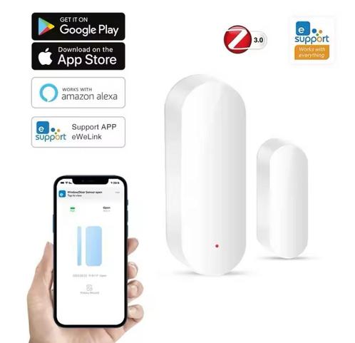 Slimme deur- en raamsensor, Doe-het-zelf en Bouw, Alarmsystemen, Zo goed als nieuw, Ophalen of Verzenden