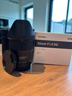 Sigma 35mm f1.4 Canon, Audio, Tv en Foto, Foto | Lenzen en Objectieven, Ophalen, Zo goed als nieuw