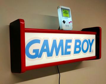 Arcade lightbox , Gameboy , Zelda , pacman , Jurassic park disponible aux enchères