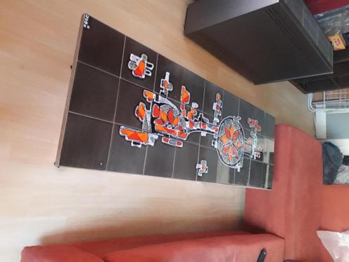 Vintage salontafel Adri, Huis en Inrichting, Tafels | Salontafels, Gebruikt, Minder dan 50 cm, Minder dan 50 cm, 100 tot 150 cm
