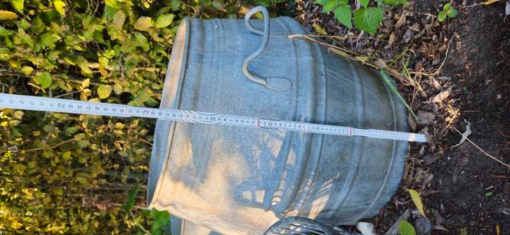 Verschillende zinken kuipen. Bloempotten. Mini water element, Tuin en Terras, Overige Tuin en Terras, Gebruikt, Ophalen