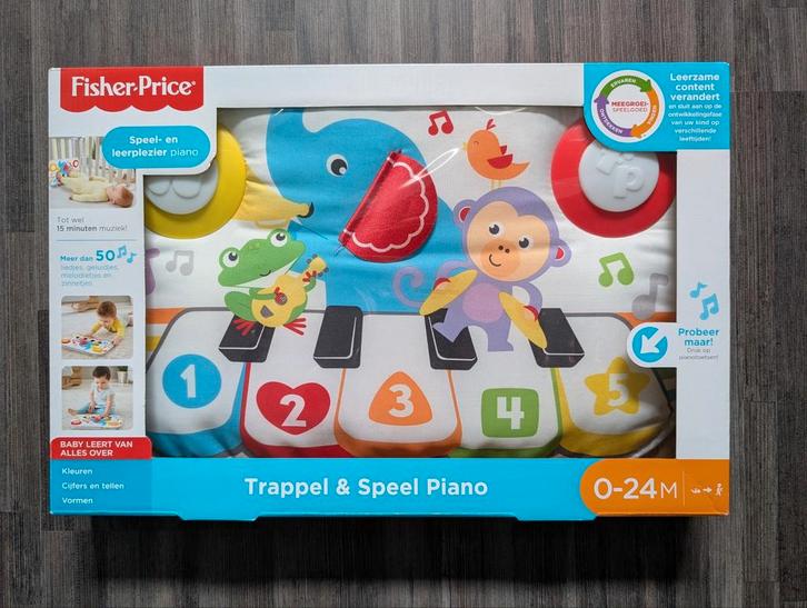 Fisher price trappel en speel piano, Kinderen en Baby's, Speelgoed | Babyspeelgoed, Met geluid, Ophalen