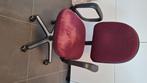 Bureaustoel, Huis en Inrichting, Ophalen, Gebruikt, Rood, Bureaustoel
