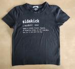 Leuke zwarte t-shirt "sidekick", maat 128, Garçon ou Fille, Enlèvement ou Envoi, Chemise ou À manches longues, Utilisé