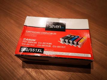 NIEUWE CANON 550/551 XL inktpatronen