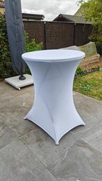 Aperitieftafel 3 stuks incl hoes, Ophalen, Zo goed als nieuw, Rond, Metaal of Aluminium
