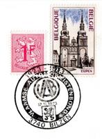 België : 17.11.1973 : Geïllustreerde stempel #@ BILZEN @#, Met envelop, Frankeerzegel, Ophalen of Verzenden, Gestempeld