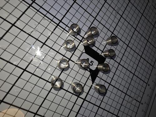 12 stuks roestvrijstalen ringen, pijlsteunstopperset  ZILVER, Sport en Fitness, Handboogschieten, Nieuw, Pijlen, Verzenden