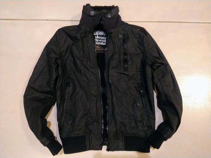 Modieuze Superdry Moody Ripstop Bomber Jacket Maat S (heren), Kleding | Heren, Jassen | Winter, Zo goed als nieuw, Maat 46 (S) of kleiner
