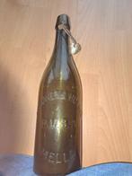 Brouwerij Huyghe oude bier fles bruin, Overige merken, Gebruikt, Flesje(s), Ophalen of Verzenden