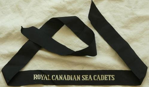 Bandtitel Matrozenschuitje, Royal Canadian Sea Cadets, Navy., Verzamelen, Militaria | Algemeen, Marine, Helm of Baret, Ophalen of Verzenden