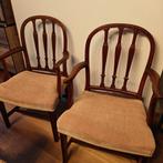 2 antieke armstoelen, Antiek en Kunst, Ophalen