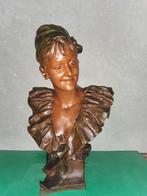 Bronze sculpteur van der straten 1856-1941, Antiquités & Art, Bronze